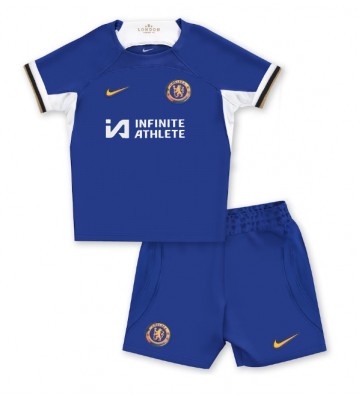 Chelsea Primera Equipación Niños 2023-24 Manga Corta (+ Pantalones cortos)